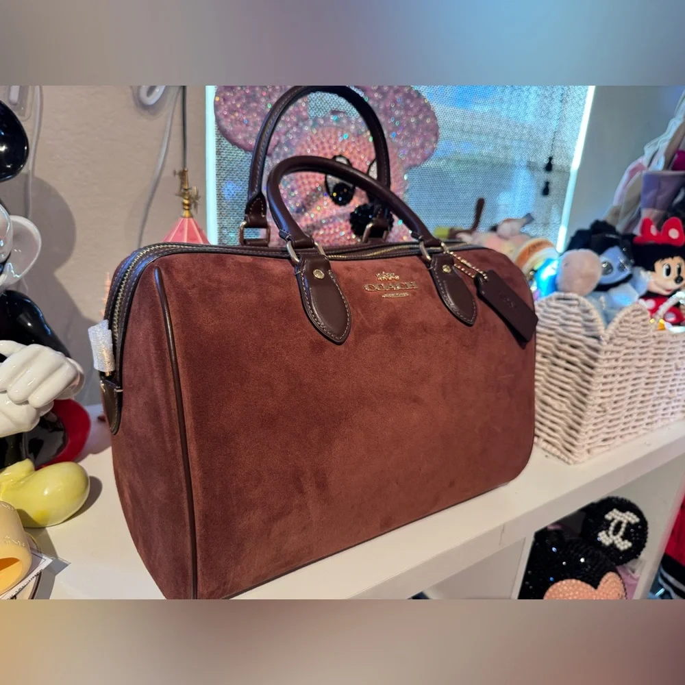 Coach Rowan Large Satchel Bag New in Plastic - Picture 2 of 7